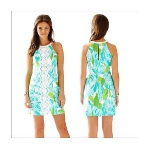 Lilly Pulitzer 00 First Impressions Blue Shift Dress